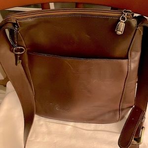 Vintage Fossil Leather Crossbody/Shoulder Bag Good Condition Well Loved